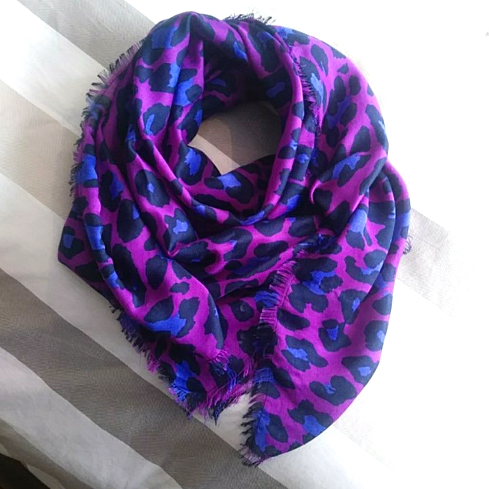 Leopard print scarf/wrap bandana